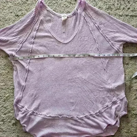 We the Free Women's Catalina Thermal Top in Lilac M - Picture 13 of 16